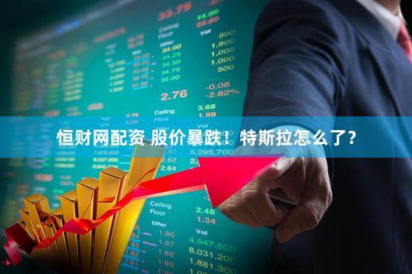 恒财网配资 股价暴跌！特斯拉怎么了？
