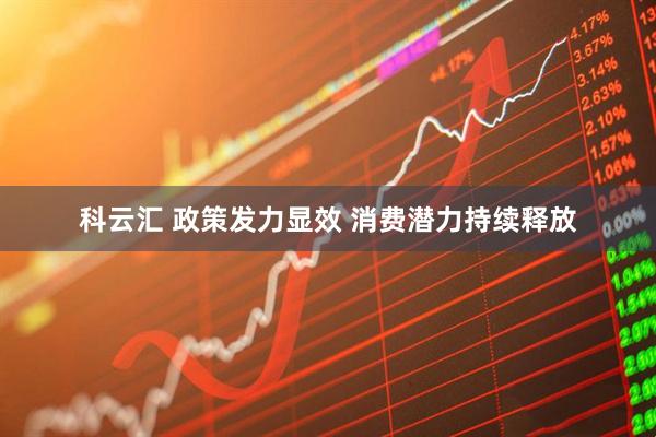 科云汇 政策发力显效 消费潜力持续释放